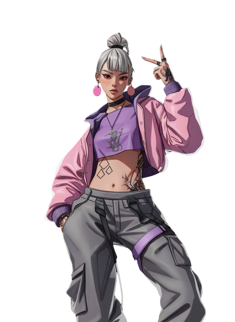 Jynx mascot character illustration Jynx anime character